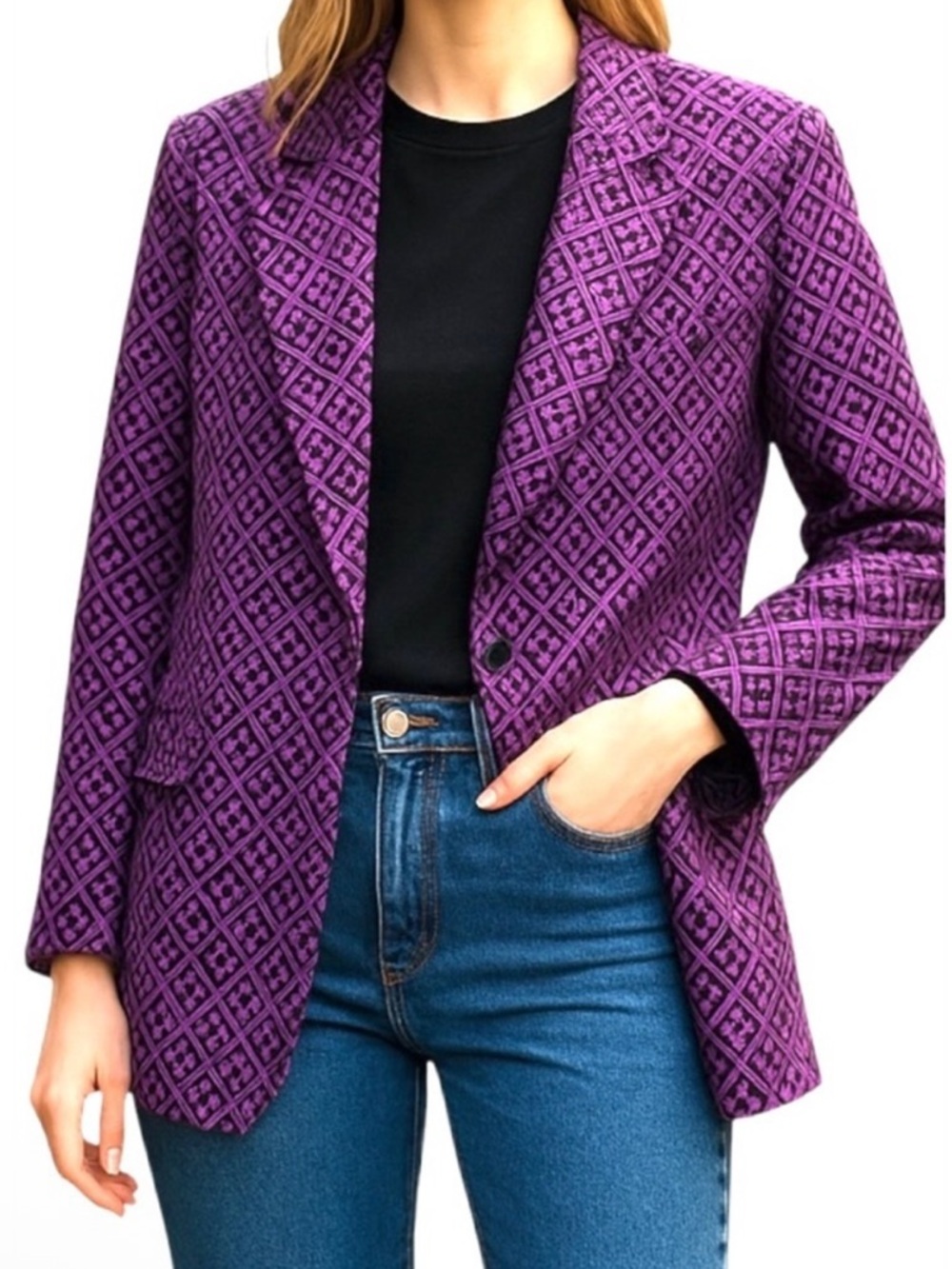 Eureka By Babylon Couture Blazer Jacket Size 6(42) New